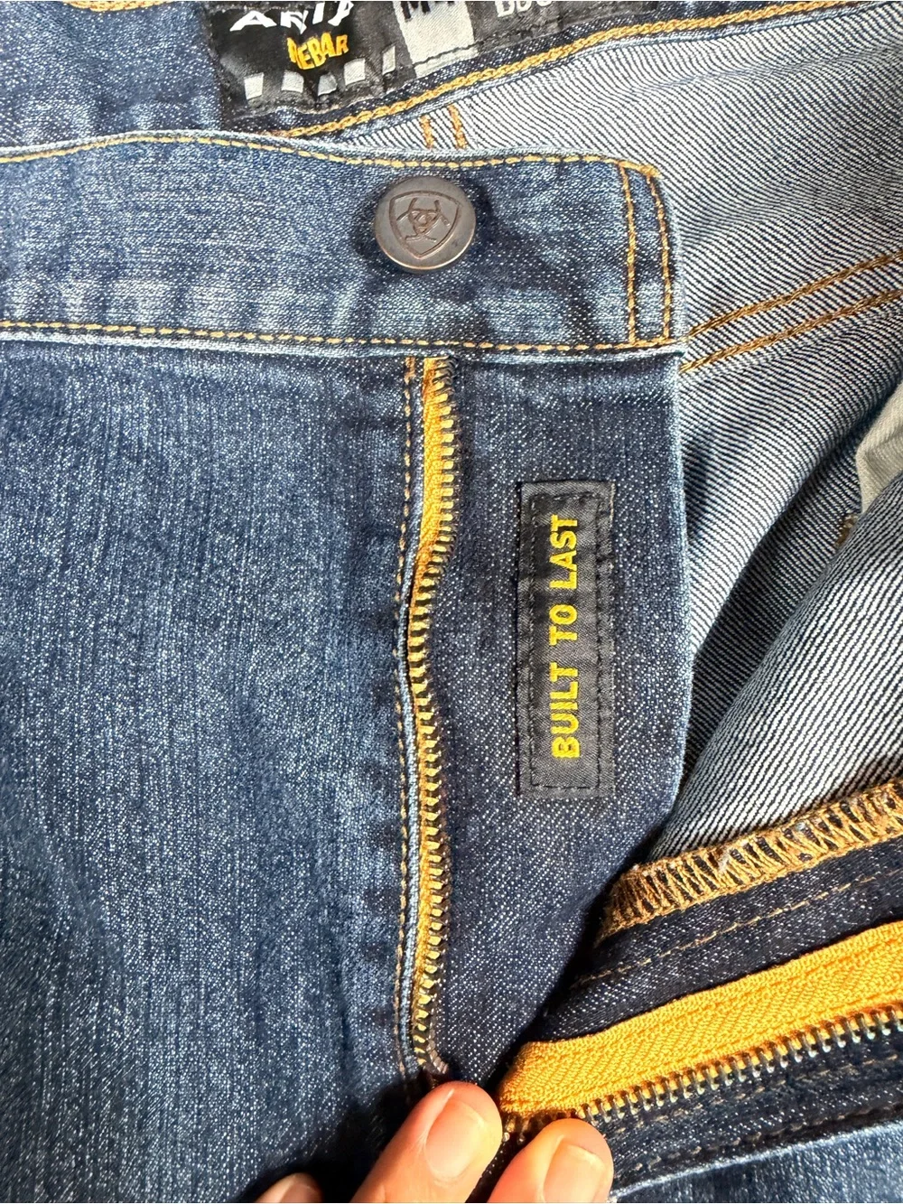 Ariat Rebar M4 Relaxed Boot Workhorse Jeans 42x34 Durable‎ Utility Denim